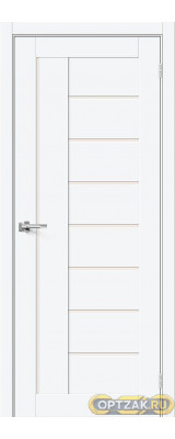 Межкомнатная дверь Браво-29 White Silk / Двери Браво