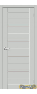 Межкомнатная дверь Браво-28 Grey Silk / Двери Браво