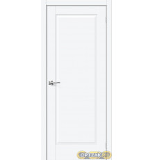 Межкомнатная дверь Прима-10 White Silk / Двери Браво