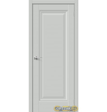 Межкомнатная дверь Прима-0 Grey Silk / Двери Браво