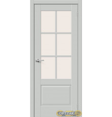 Межкомнатная дверь Прима-13.0.1 Grey Silk / Двери Браво