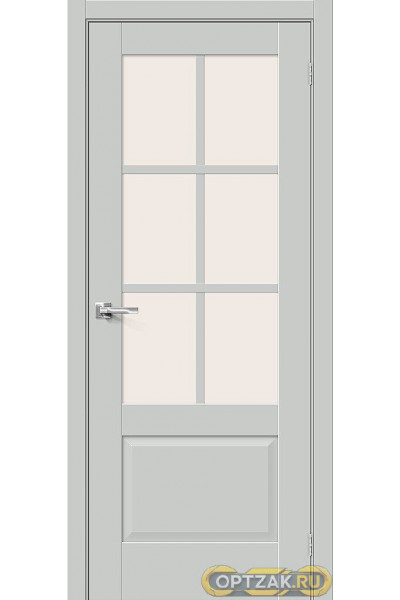 Межкомнатная дверь Прима-13.0.1 Grey Silk / Двери Браво