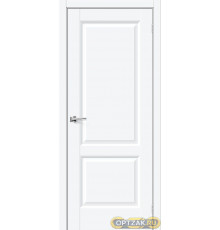 Межкомнатная дверь Неоклассик-32 White Silk / Двери Браво
