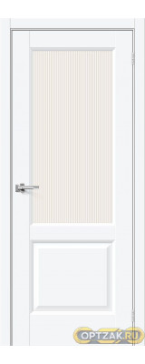 Межкомнатная дверь Неоклассик-33 White Silk / Двери Браво