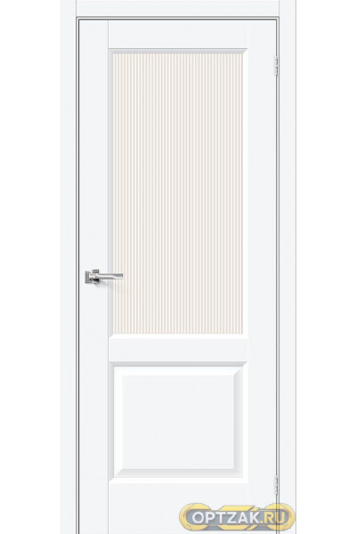 Межкомнатная дверь Неоклассик-33 White Silk / Двери Браво