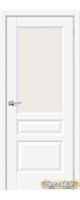 Межкомнатная дверь Неоклассик-35 White Silk / Двери Браво