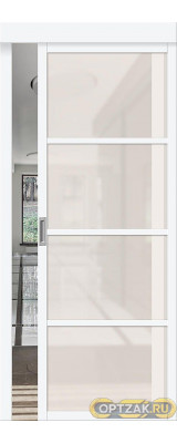 Межкомнатная дверь Твигги-11.3 White Silk / Двери Браво