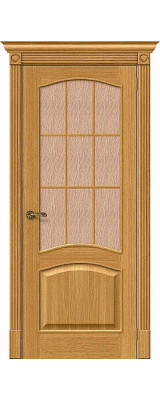 Дверь Ш Вуд Классик-33 Natur Oak Bronze Gloria 200*60