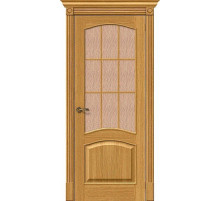 Дверь Ш Вуд Классик-33 Natur Oak Bronze Gloria 200*60