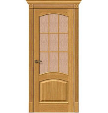 Дверь Ш Вуд Классик-33 Natur Oak Bronze Gloria 200*60