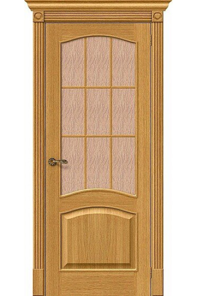 Дверь Ш Вуд Классик-33 Natur Oak Bronze Gloria 200*60