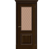 Дверь Ш Вуд Классик-13 Golden Oak Bronze Crystal 200*80