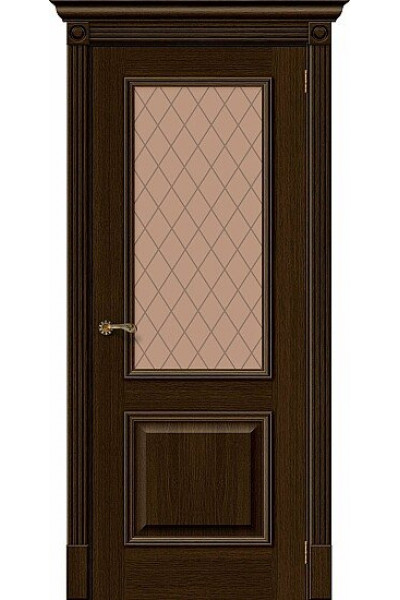 Дверь Ш Вуд Классик-13 Golden Oak Bronze Crystal 200*90