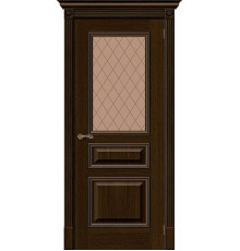 Дверь Ш Вуд Классик-15.1 Golden Oak Bronze Crystal 200*80