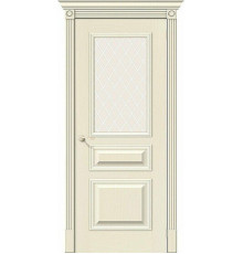 Дверь Ш Вуд Классик-15.1 Ivory White Crystal 200*90