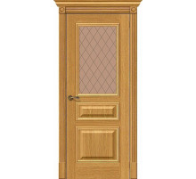 Дверь Ш Вуд Классик-15.1 Natur Oak Bronze Crystal 200*90