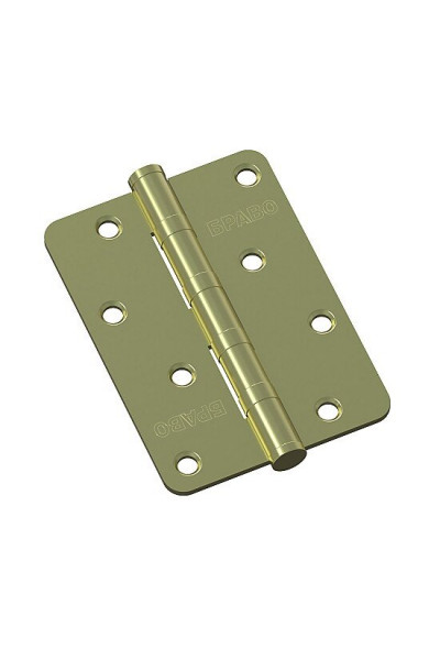 Петля врезная стальная Bravo RS-7-4BB 100*70*2,5 SG МатЗолото (универс.)