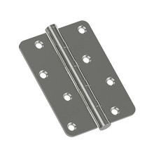 Петля HMS-2-4B 100*70*2,5 Chrome Uni