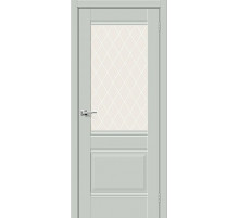 ДП ЭМА Прима-3 Grey Matt White Сrystal 200*70