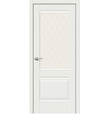 ДП ЭМА Прима-3 White Matt White Сrystal 200*90