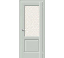 ДП ЭМА Неоклассик-33 Grey Matt White Сrystal 200*90