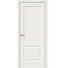 ДП ЭМА Неоклассик-33 White Matt White Сrystal 200*80