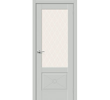 ДП ЭМА Прима-13.Ф2.0.0 Grey Matt White Сrystal 200*70