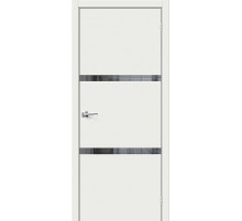 ДП ЭМА Браво-2.55.П White Matt Mirox Grey 200*60