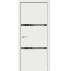 ДП ЭМА Браво-2.55.П White Matt Mirox Grey 200*80