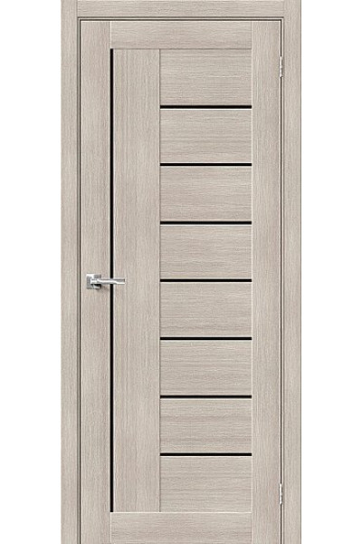 Дверь ЭКО Порта-29 Cappuccino Veralinga Black Star 200*70