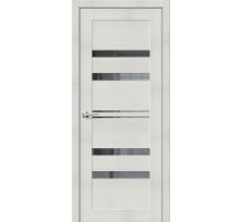 Дверь ЭКО Порта-30 Bianco Veralinga Mirox Grey 200*90