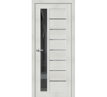 Дверь ЭКО Порта-27 Bianco Veralinga Mirox Grey 200*90