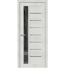 Дверь ЭКО Порта-27 Bianco Veralinga Mirox Grey 200*90