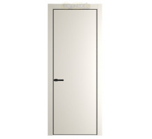 Дверь HausDoors Модель MN 1 (3 петли) Дуб натуральный Кромка черная (Направление структуры в древесном покрытии вертикальное)
