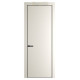 Дверь HausDoors Модель MN 1 (2 петли) Дуб белый Кромка черная (Направление структуры в древесном покрытии вертикальное) – двери Хаусдорс от официального производителя Hausedoors