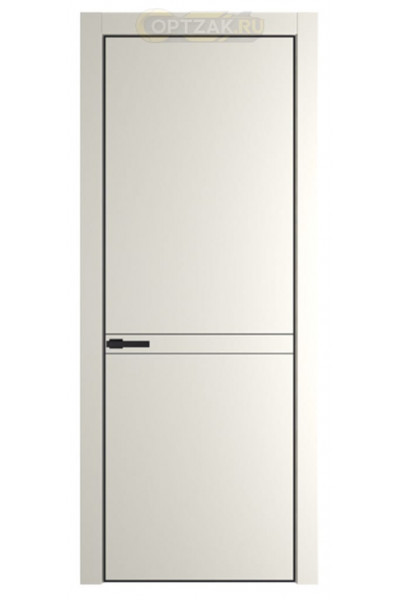 Дверь HausDoors Модель MN 3 (2 петли) Керамик бежевый Кромка черная (Направление структуры в древесном покрытии вертикальное) – двери Хаусдорс от официального производителя Hausedoors