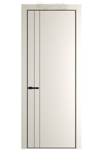 Дверь HausDoors Модель MN 4 (2 петли) Керамик серый Кромка черная (Направление структуры в древесном покрытии вертикальное) – двери Хаусдорс от официального производителя Hausedoors