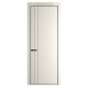Дверь HausDoors Модель MN 4 (2 петли) Керамик серый Кромка черная (Направление структуры в древесном покрытии вертикальное) – двери Хаусдорс от официального производителя Hausedoors