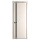 Дверь HausDoors Модель MN 5 (2 петли) Керамик бежевый Кромка черная (Направление структуры в древесном покрытии вертикальное) – двери Хаусдорс от официального производителя Hausedoors