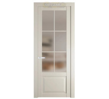 Дверь HausDoors Модель NC 6 ст. матовое 2 стор. Керамик жемчужный 